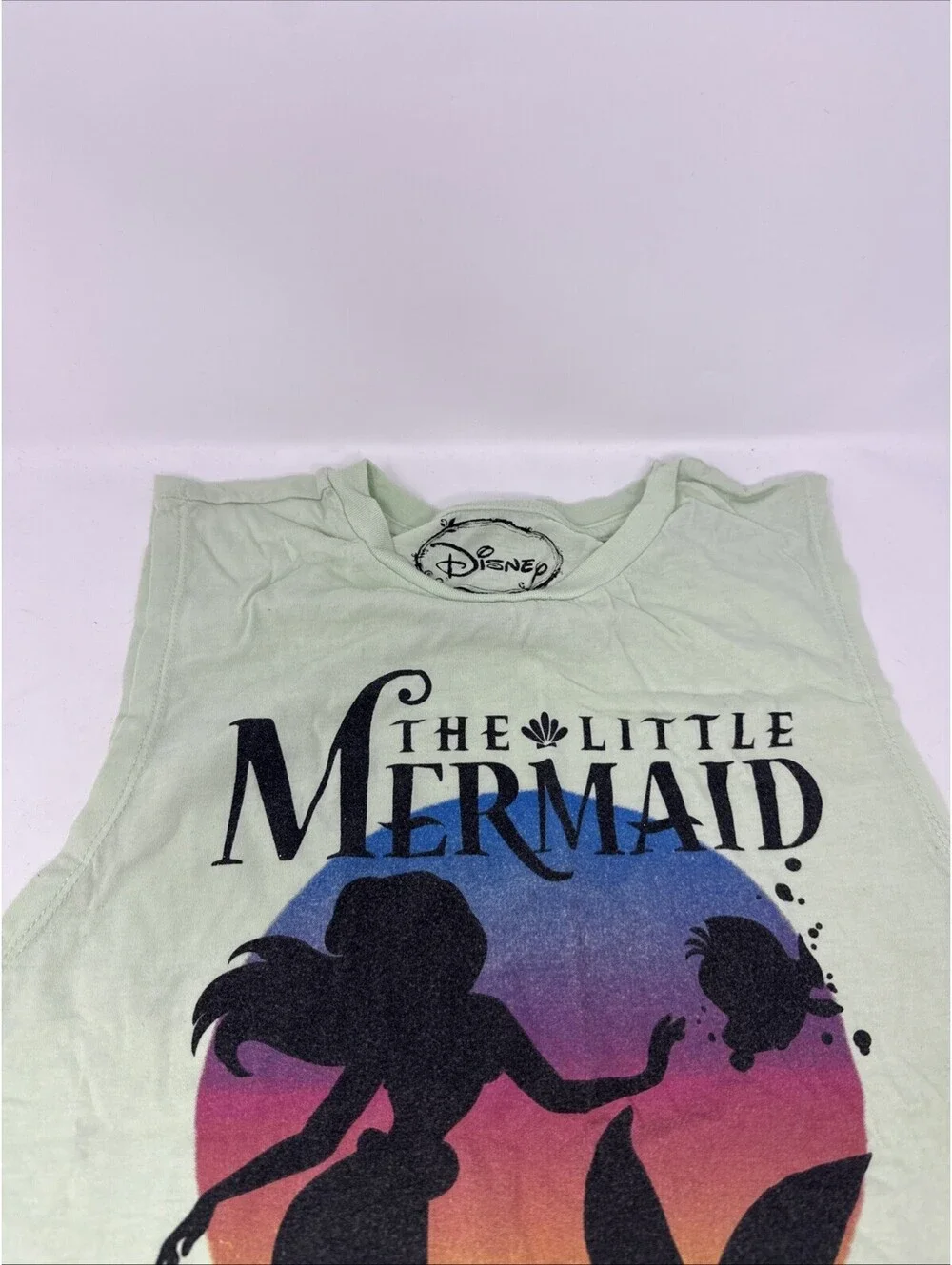 Disney The Little Mermaid Kids Tank Top Size Large (11-13)